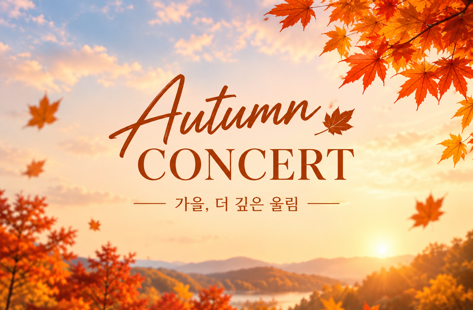 [TEST] 가을 콘서트 공연 포스터